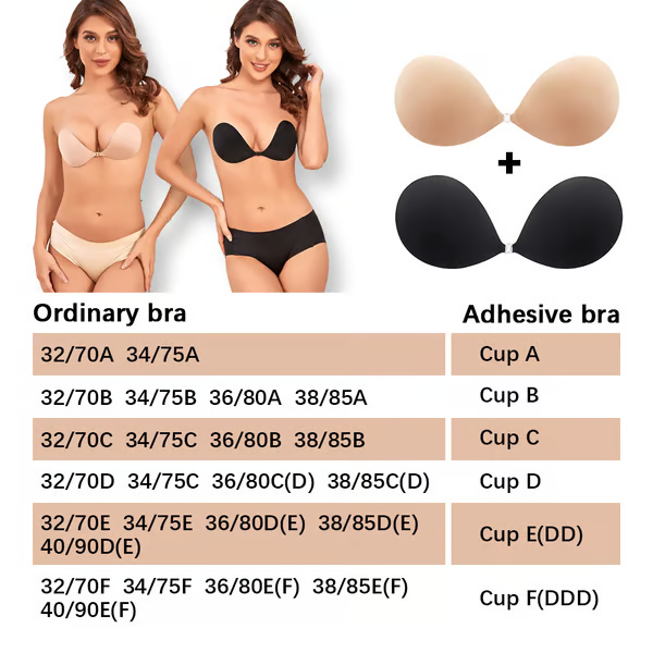 🔥Buy 1 Get 1 Free🎁Viscose bra strapless invisible push up bra