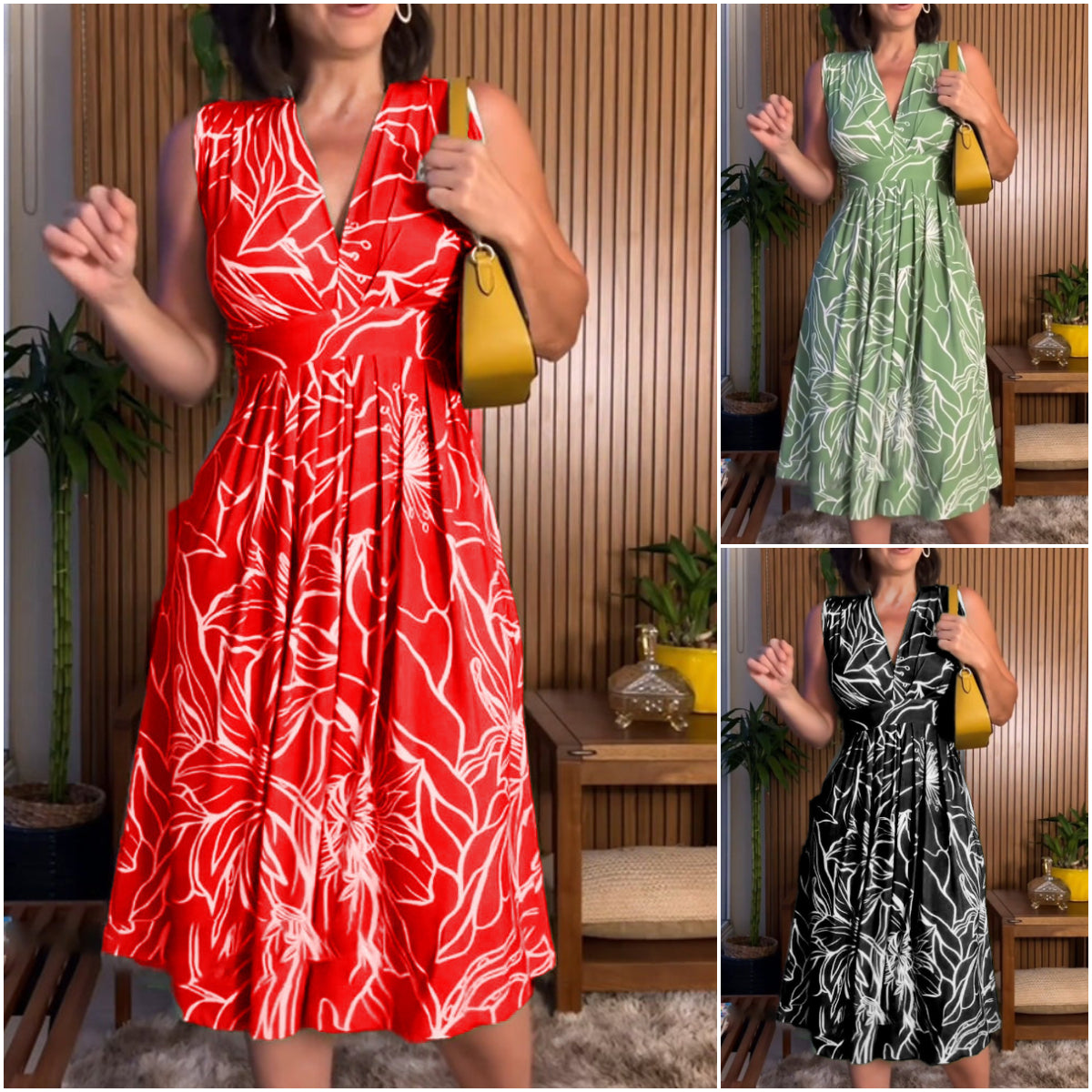 V-Neck Dresses