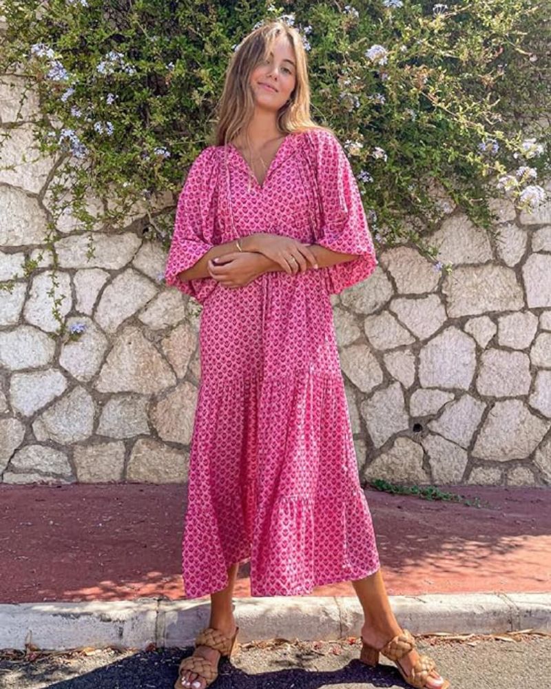 COMFORTABLE AND TRENDY LONG DRESS