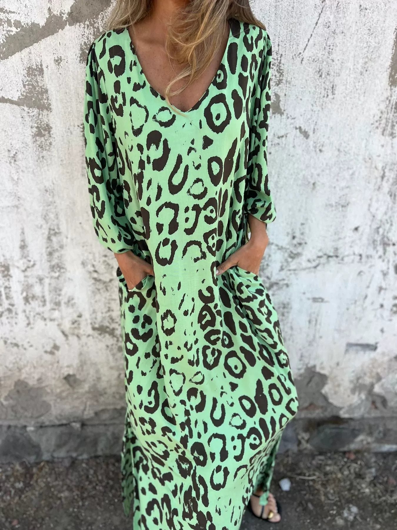 Flowy Printed Dress - Spring/Summer