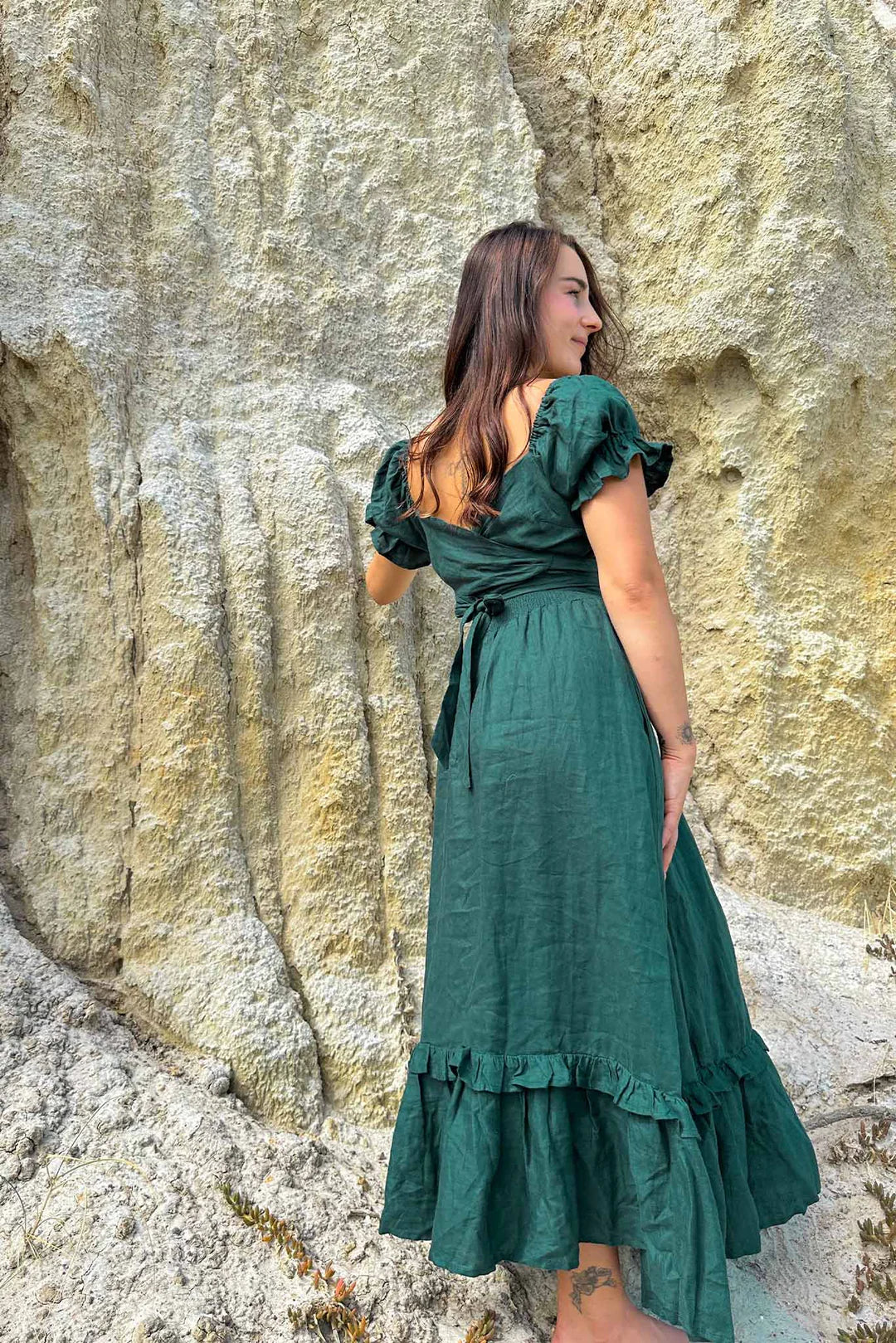 Reversible Ruffle Dress