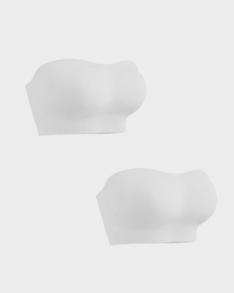 Non-Slip Bandeau Seamless Wireless Strapless Bra