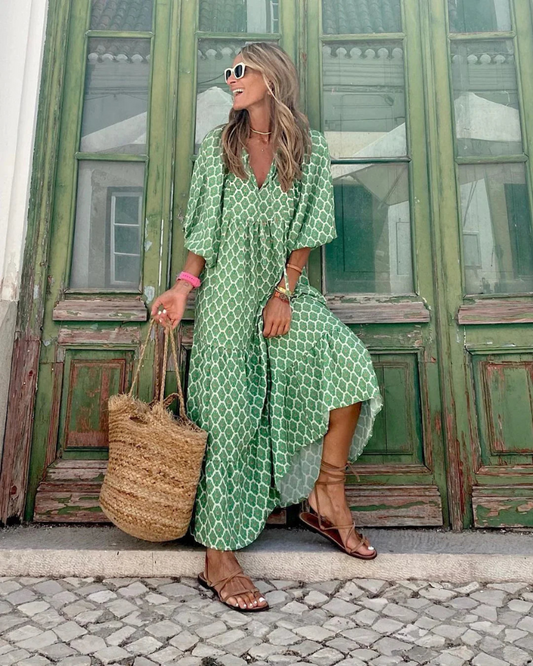 COMFORTABLE AND TRENDY LONG DRESS