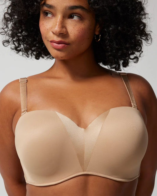 5-Way Convertible Strapless Bra - Removable Straps | Underwire Support | No-Slip Fit | Free Shipping