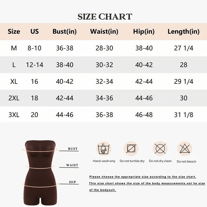 🏆Flash Sale⚡ 50K+ SOLD! Almost Gone-💥Strapless Seamless Tummy Control One-piece Body Shapewear,Best Gifts