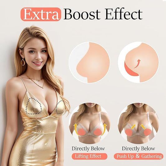Sticky Bra Inserts - Washable & Reusable, Instant Lift