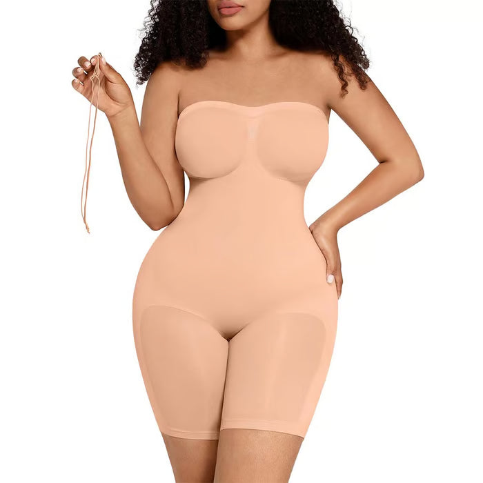 🏆Flash Sale⚡ 50K+ SOLD! Almost Gone-💥Strapless Seamless Tummy Control One-piece Body Shapewear,Best Gifts