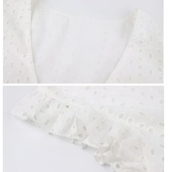 Loose lace summer dress