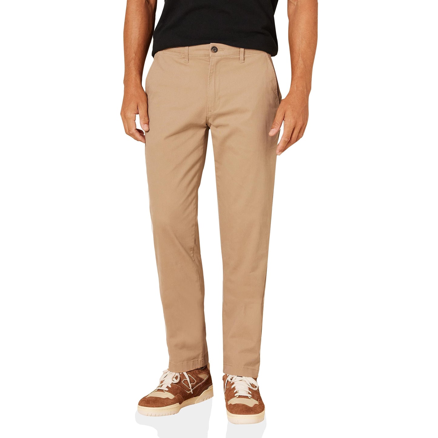 Men's Classic-Fit Wrinkle-Resistant Flat-Front Chino Pant