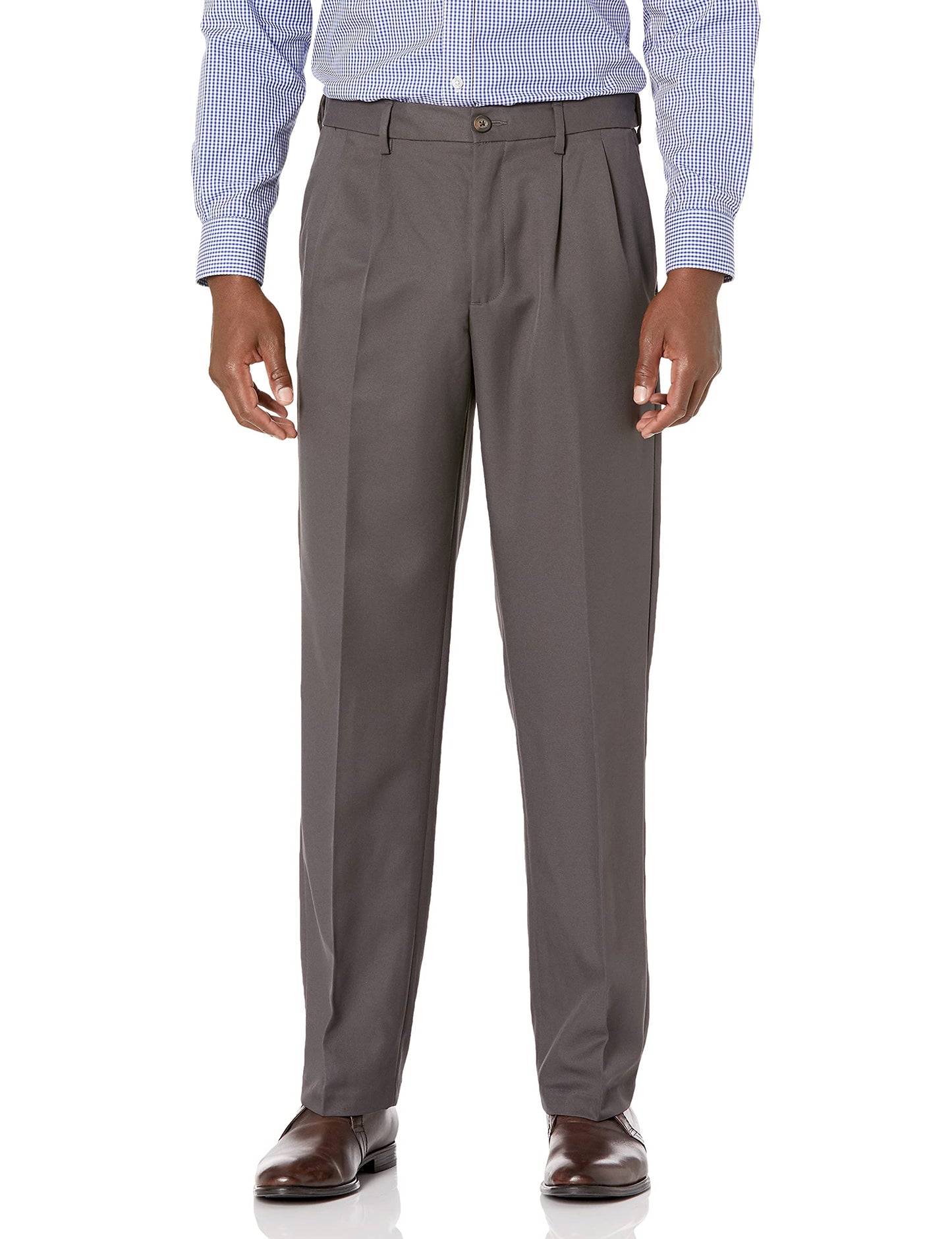Men's Classic-Fit Wrinkle-Resistant Flat-Front Chino Pant