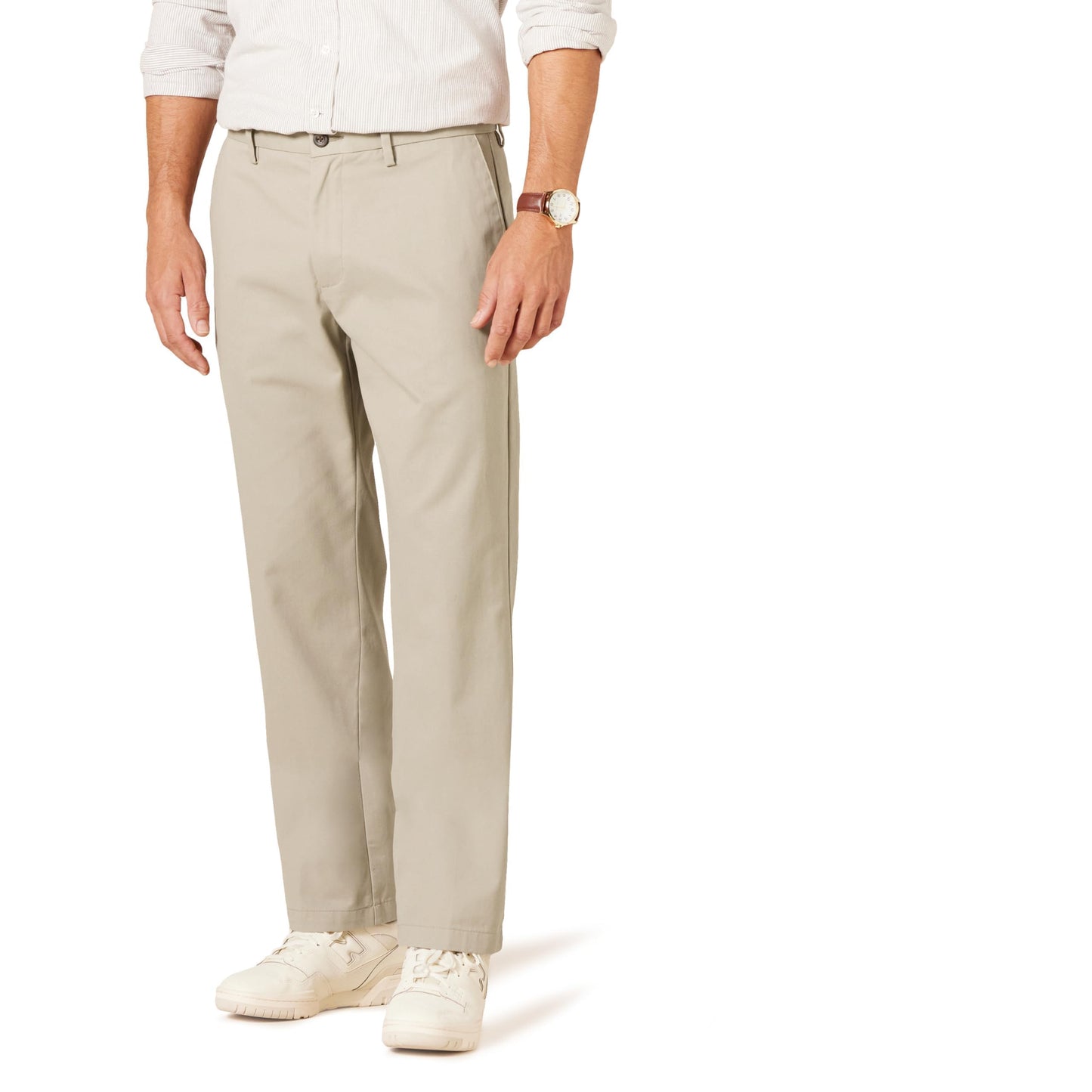 Men's Classic-Fit Wrinkle-Resistant Flat-Front Chino Pant