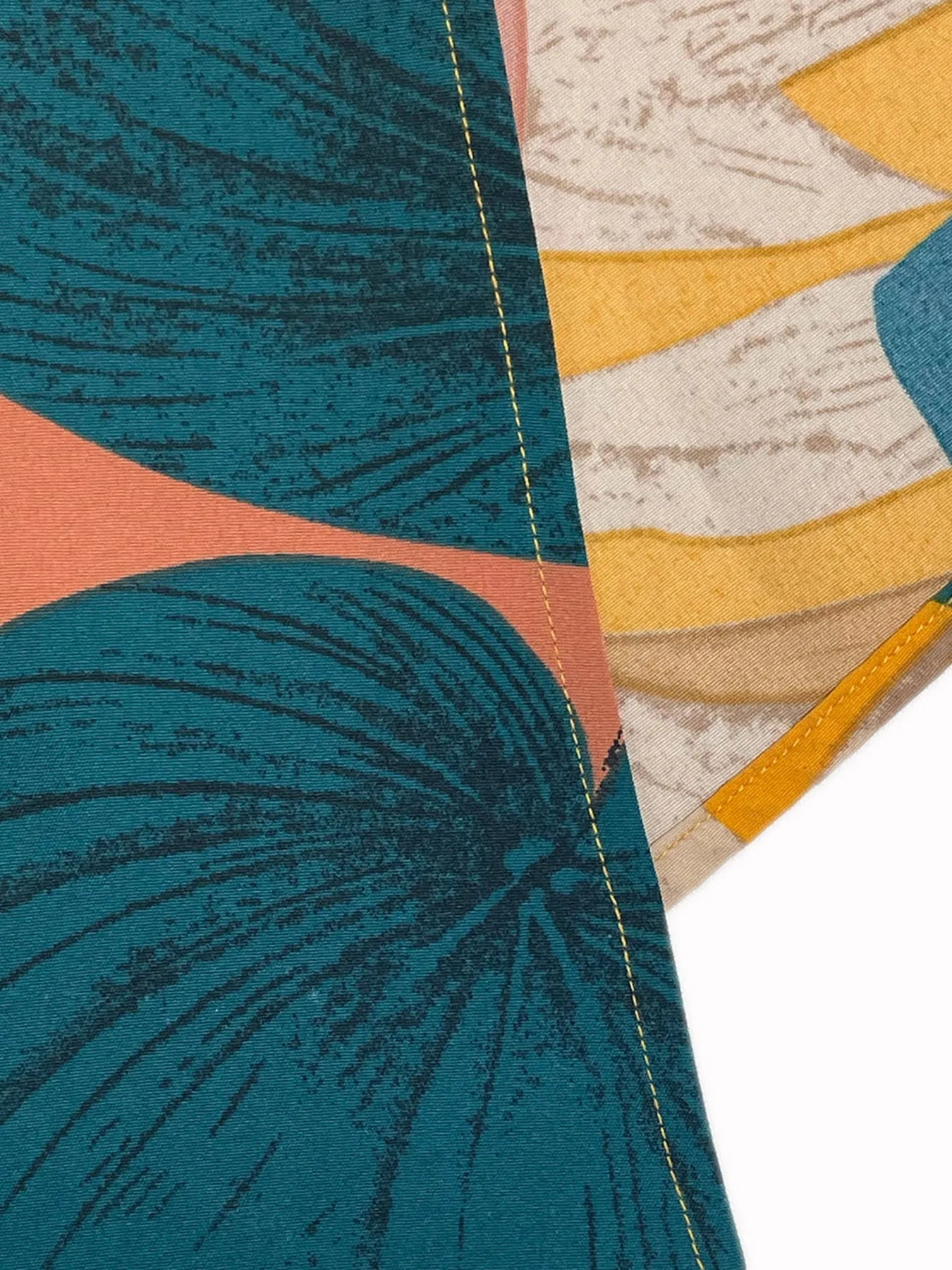 Leaf Print Wrap Maxi